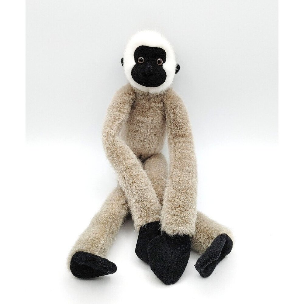 Wild Republic K&M Hanging Spider Monkey Plush Toy Stuffed Animal Beige Tan